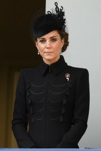 Catherine Duchess of Cambridge
Remembrance Day Service, The Cenotaph, Whitehall, London, UK - 10 Nov 2019
Wearing Alexander McQueen