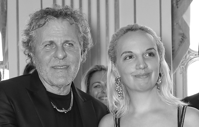 Renzo Rosso and Christelle Kocher