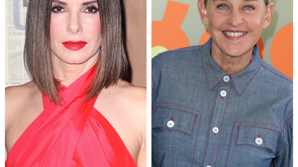 Sandra Bullock and Ellen DeGeneres