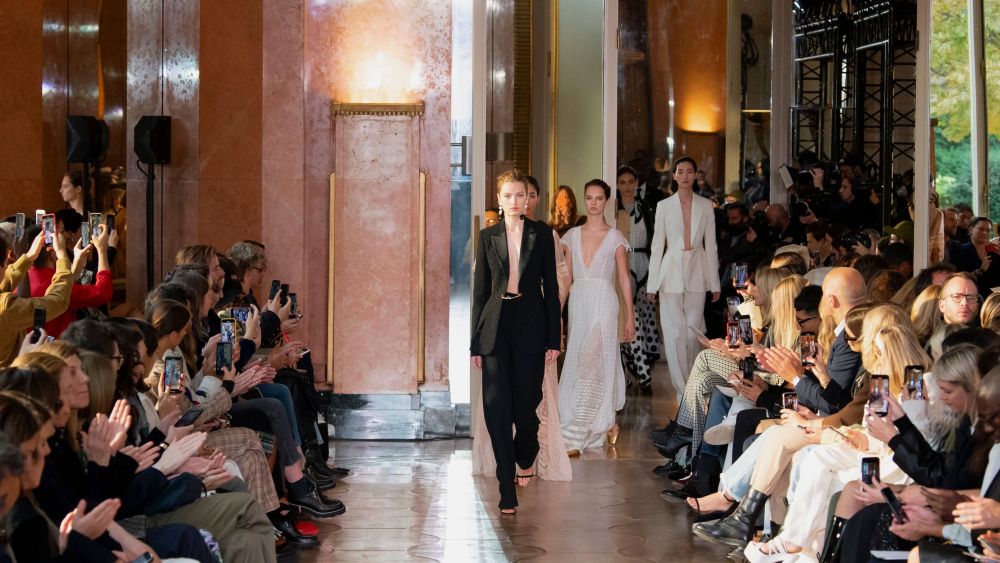 Model on the catwalkAltuzarra show, Runway, Spring Summer 2020, Paris Fashion Week, France - 28 Sep 2019