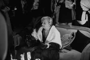 The scene at the Valentino party.