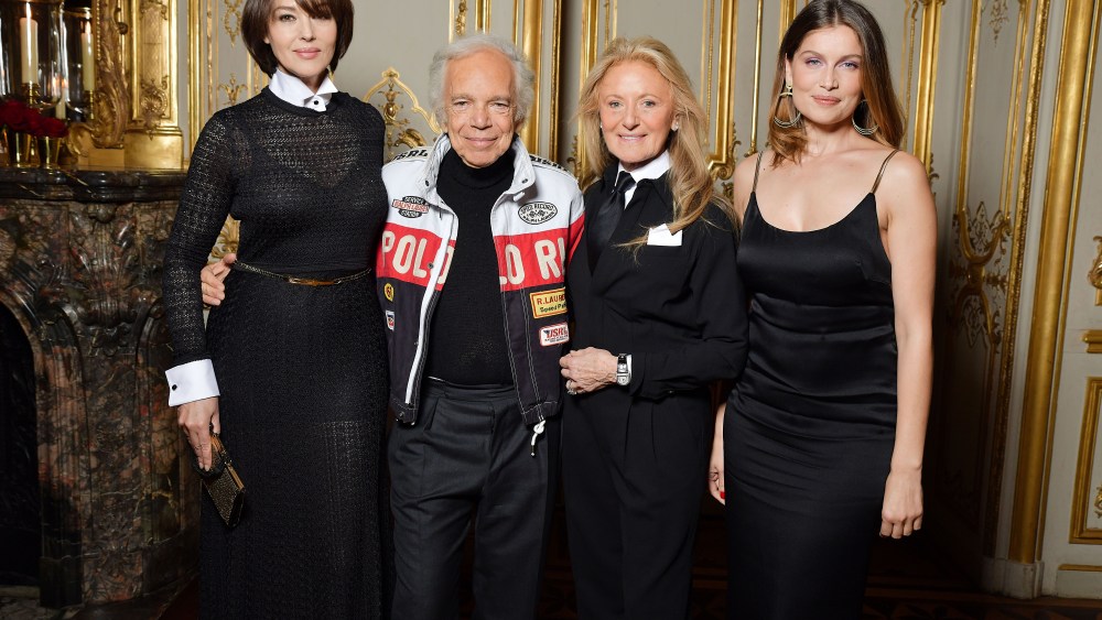 Monica Bellucci, Ralph Lauren, Ricky Lauren and Laetitia Casta