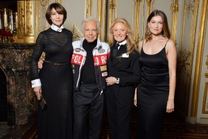 Monica Bellucci, Ralph Lauren, Ricky Lauren and Laetitia Casta