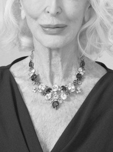 Wempe JewelersÕ kunzite, blue topaz, tourmalines and diamonds necklace, set in 18-karat rose gold.