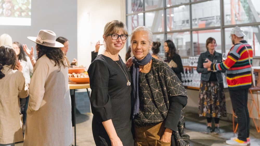 Elizabeth Prueitt and Maria Cornejo