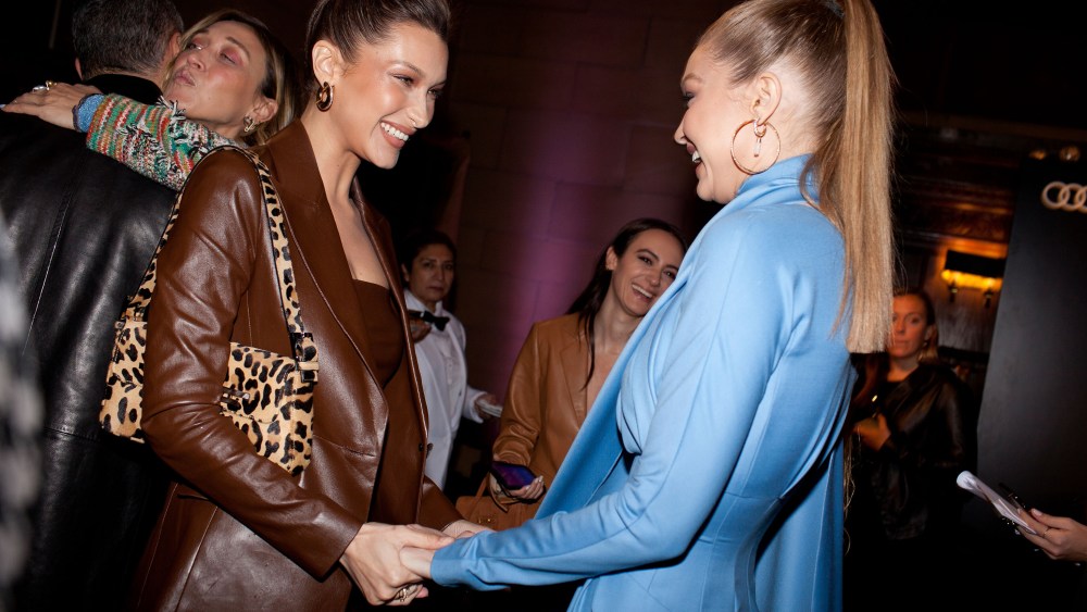 Bella Hadid and Gigi Hadid at the Variety's Power of Women celebration.