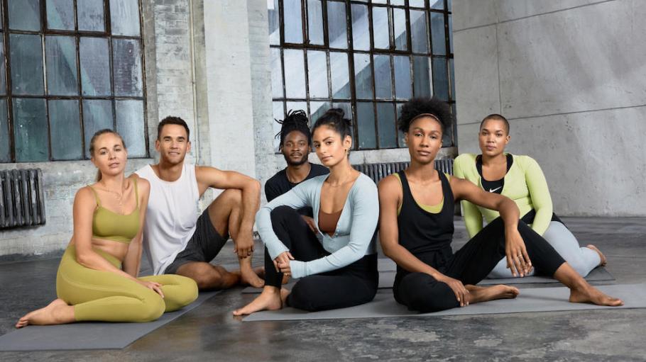Nike introduces Infinalon fabric in new yoga collection, promising twice the stretch of spandex.