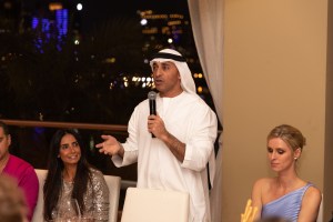 Abeer Al Otaiba, Yousef Al Otaiba, and Nicky Hilton