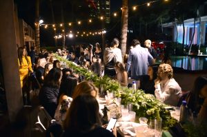 The scene at the ARTnews x The Surf Lodge party.