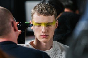 Backstage at Dior Men's Pre-Fall 2020.