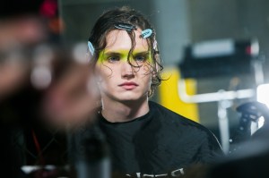 Backstage at Dior Men's Pre-Fall 2020.