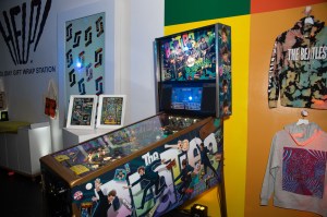 The Beatles pinball machine.