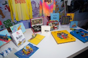 The Beatles merchandise.