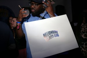 The scene at the The Hebru Brantley x Billionaire Boys Club x Adidas Originals Pop Up party.