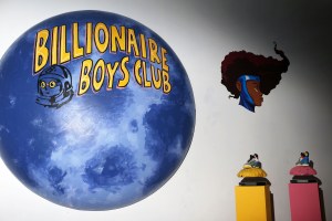 The scene at the The Hebru Brantley x Billionaire Boys Club x Adidas Originals Pop Up party.