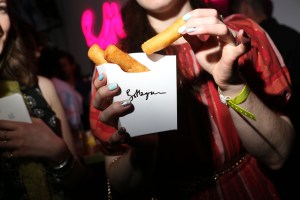 The scene at the Bottega Veneta diner party.