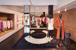 The interior of the Chanel store in Aspen.