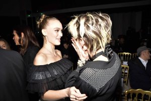 Lily-Rose Depp and Kristen Stewart