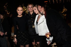 Lily Rose-Depp, Diane Kruger, Guest, and Norman Reedus