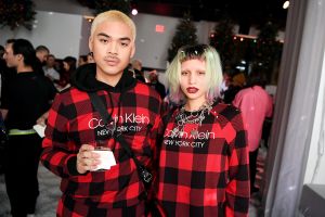 The scene at the Calvin Klein Pajama Party.