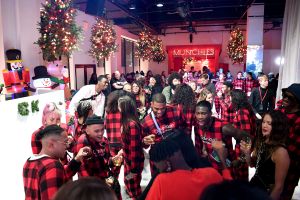The scene at the Calvin Klein Pajama Party.