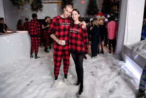 The scene at the Calvin Klein Pajama Party.