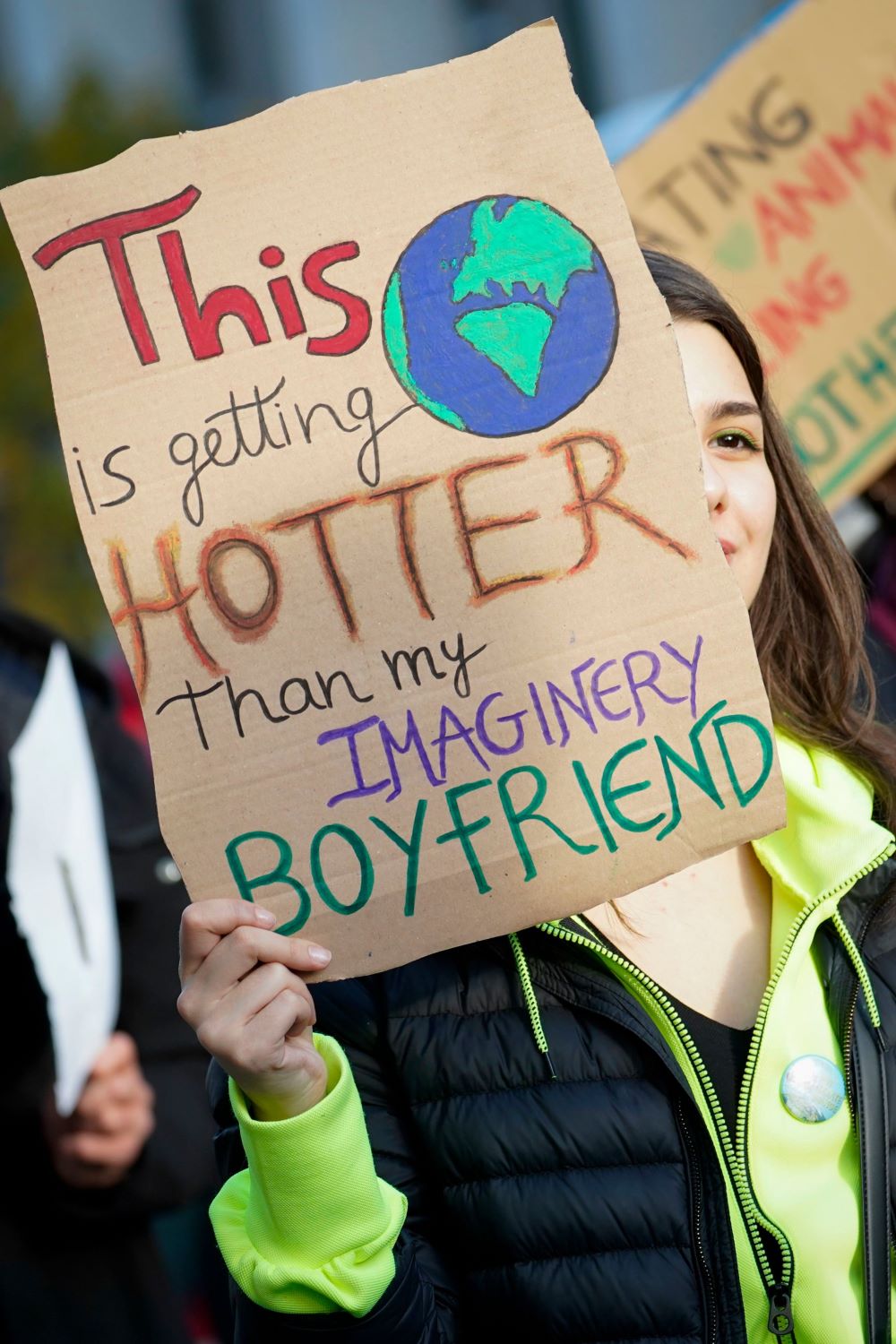 Climate strike signs trended this year, Pinterest said.