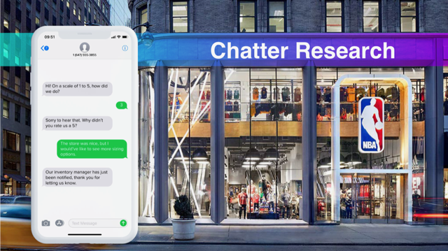 Chatter is making headway with retailers.