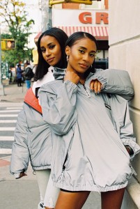 A look from DKNY Tech.