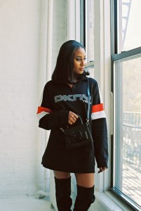 A look from DKNY Tech.