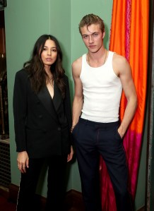 Jessica Gomes and Lucky Blue Smith