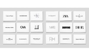 Logomania. An assortment of Fabien Baron’s designs.