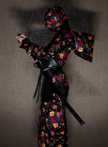 Floral warrior. Photo by Fabien Baron for Interview, 2012.