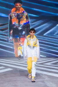 Looks from the Phillip Lim x Fila collection.
