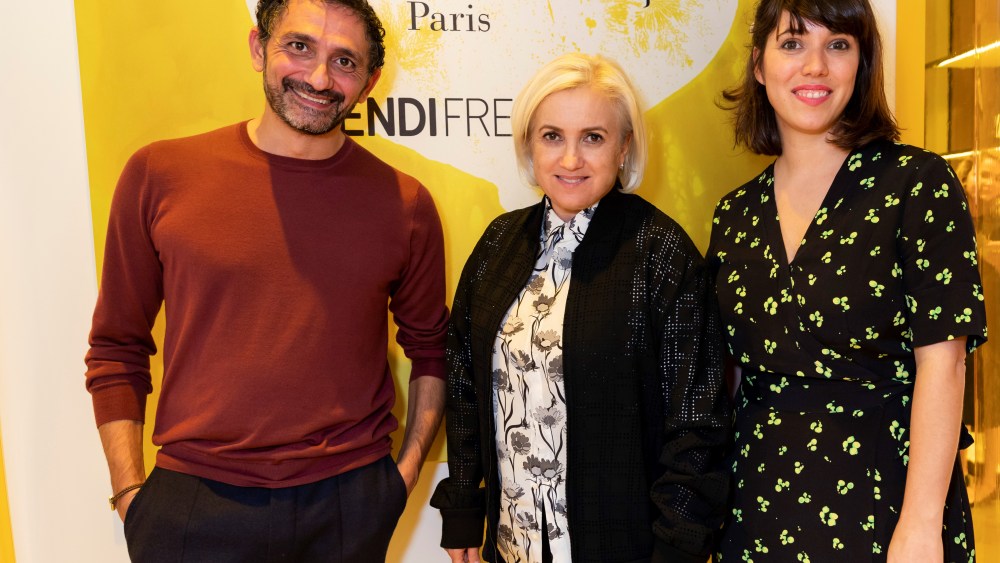 Silvia Fendi, Francis Kurkdjian and artist Christelle Boule