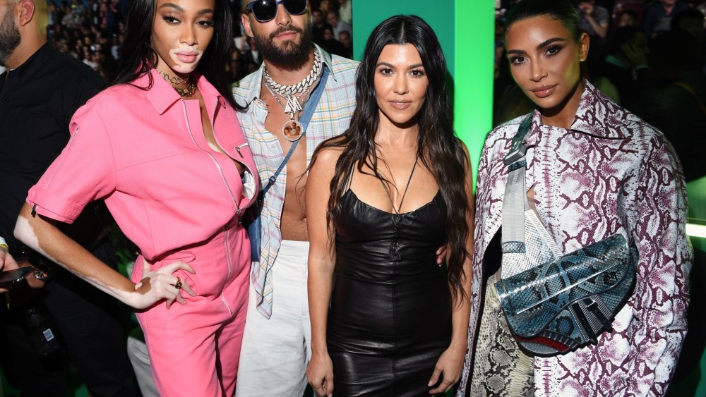 Winnie Harlow, Maluma, Kourtney Kardashian and Kim Kardashian West