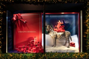 The window display at Harrods.