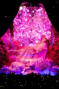 The window display at Saks.