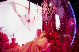 The window display at Saks.