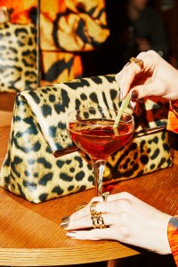 Dries van NotenÕs bag. The M Jewelers ring; Miansai ring; Katkim ring; Jennifer Fisher ring.