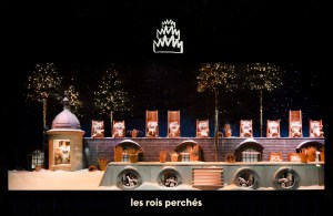 The window display at Le Bon Marchè in Paris.