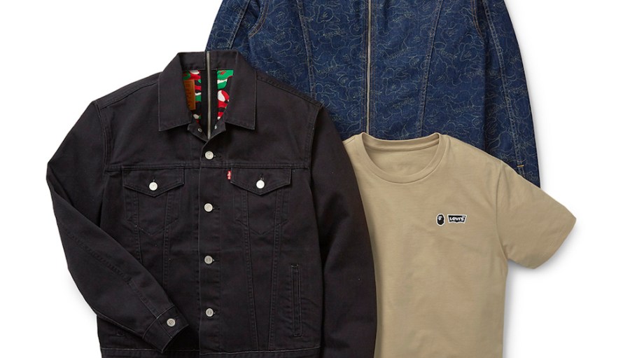 Levi's and Bape's New Drop Mixes Two Iconic Styles
