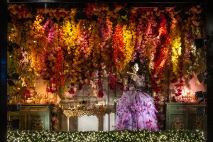 The window display at El Palacio de Hierro in Mexico.