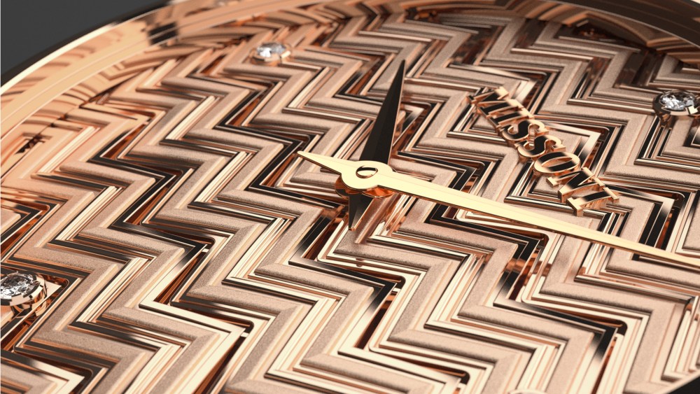 A preview of the Missoni watch line.