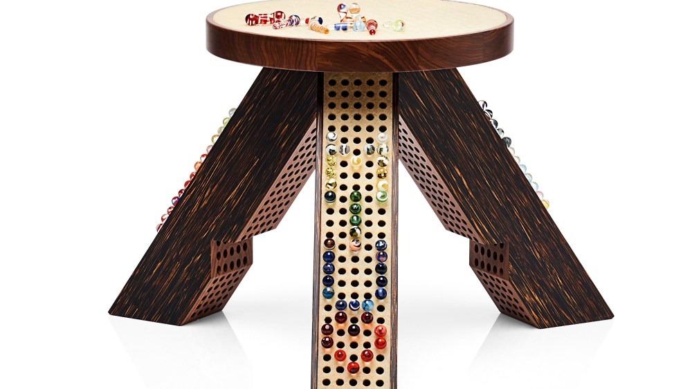 New Miu Miu M/Marbles Stool Debuts During Art Basel Miami Beach 2019