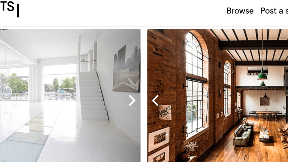 Space for Arts Platform for Booking Photo Studio Space