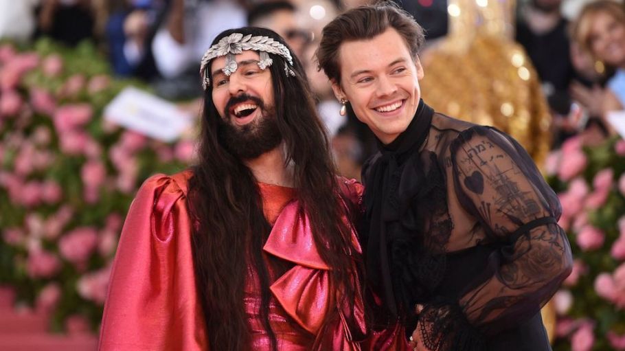 Alessandro Michele and Harry Styles at the Met Gala.