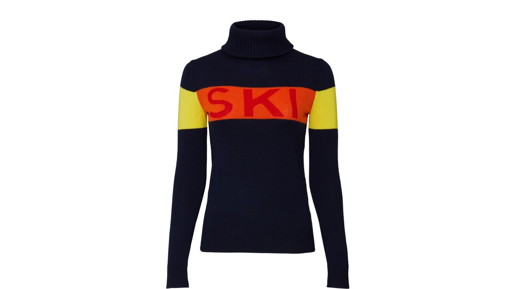 A ski sweater from Perfect Moment.