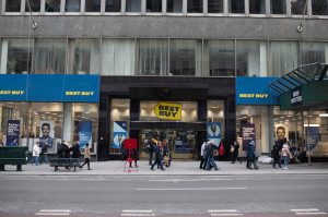 Shoppers on Super Saturday in New York City.