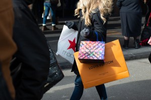 Shoppers on Super Saturday in New York City.